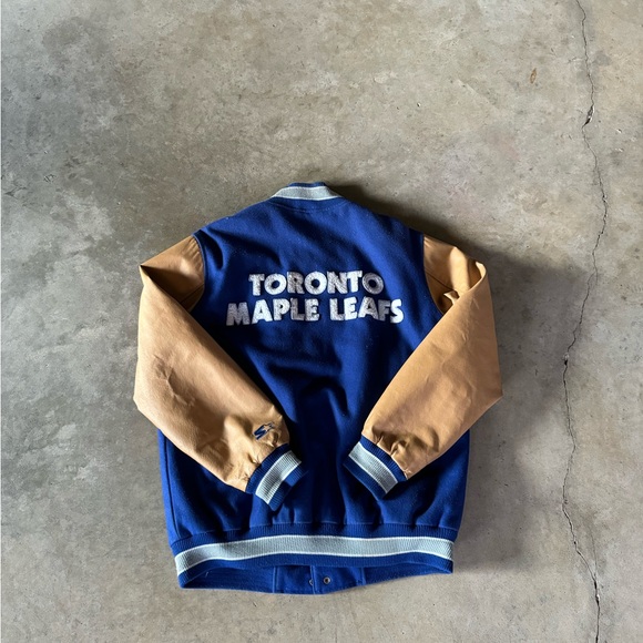 Vintage Starter Toronto Maple Leaves Varsity Jacket - Picture 2 of 7